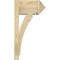 Ekena Millwork Thorton Arts & Crafts Rough Sawn Outlooker, Douglas Fir, 8"W x 14"D x 26"H OUT08X14X26THR03RDF - alternate 4